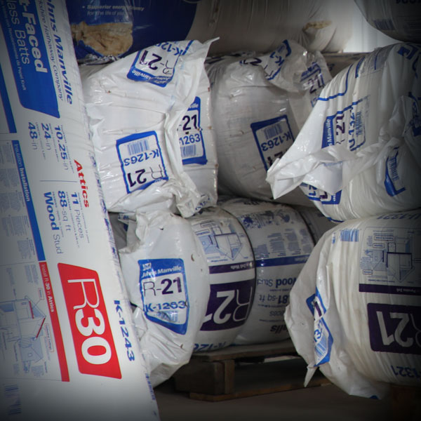 Insulation R30, R21